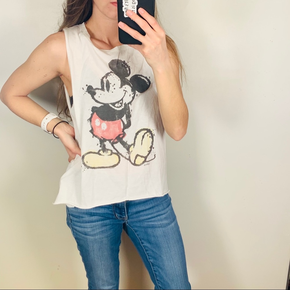Hollister Mickey Mouse Disney Cut Off